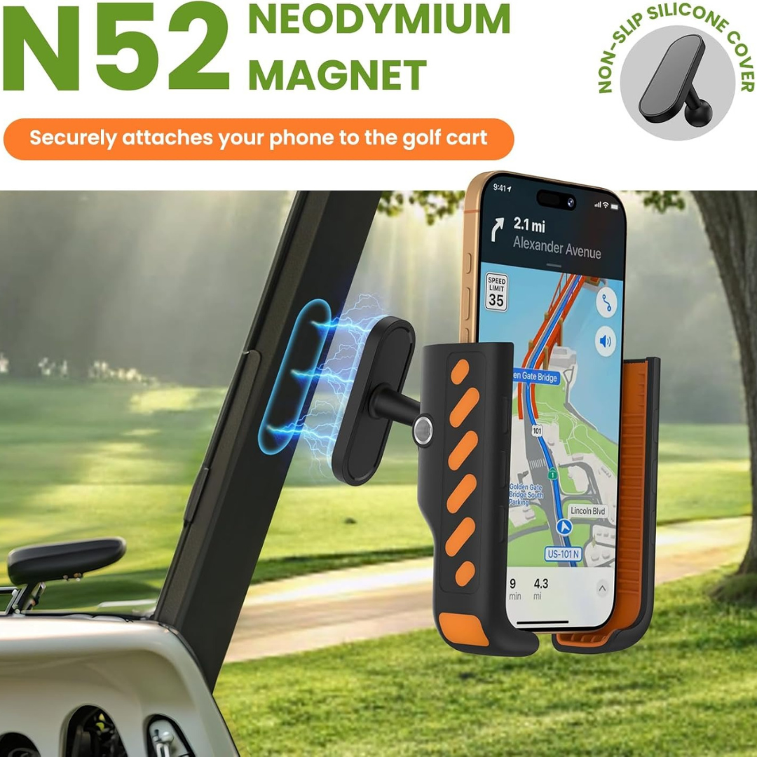 MagTech Pro Golf Cart Phone Mount