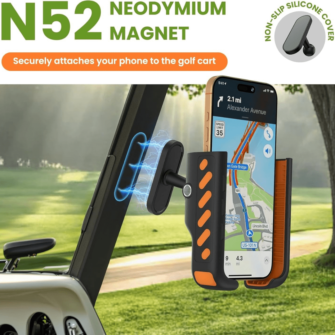 MagTech Pro Golf Cart Phone Mount - Rosland Ridge